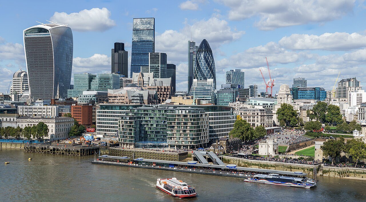 City of London skyline from City Hall, September 2015. Photo: Colin / Wikimedia Commons (CC BY-SA).